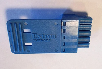 10 X Extron 5 Pin Phoenix Connector W/ Cable Rest - 10-703-12LF - Image 1 of 4