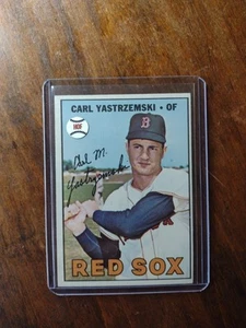 1967 Topps #355 Carl Yastrzemski Boston Red Sox Hof Sharp VG Read - Bild 1 von 3