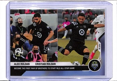 2021 TOPPS NOW MLS #119 ALEX ROLDAN / CRISTIAN ROLDAN - PR 154 - ALL-STAR GAME! - Image 1 of 2
