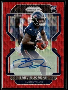 2021 Panini Prizm Brevin Jordan Rookie Autographs Prizm Red Wave Rookie #/149 - Picture 1 of 2