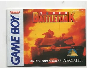 Super Battletank Original GameBoy GB MANUAL ONLY Authentic NO TRACKING - Picture 1 of 1