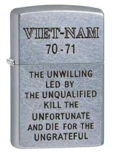 Sharp Vietnam Trench Art Unwilling Zippo Lighter - Picture 1 of 1