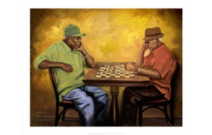 Chet and Hector by Sterling Brown African-American Art Print Poster 16x20 NEW - Picture 1 of 1