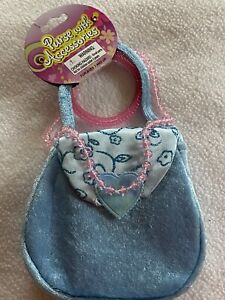 toy purse with accessories Blue ages 3 plus girls necklace bracelet