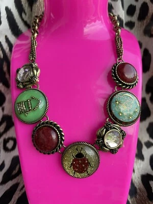 Collar estrella Betsey Johnson buena suerte dijes de la suerte Ladybug brillo deseando bien Foto 1 de 4