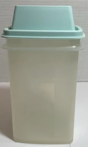 Tupperware Türkis Pick-A-Deli Set transparenter Boden & Einsatz mit Deckel #1330-4 - Bild 1 von 3