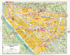 Paris 12e Reuilly 1961 pt. plan ville orig. Daumesnil Charenton Picpus Gare-Lyon