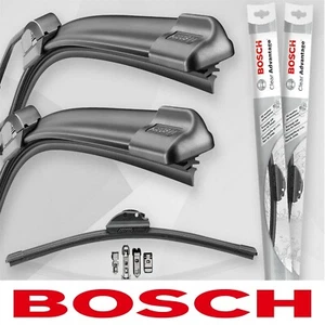 Bosch Wiper Blades Clear Advantage for 1988 Mazda 323 Left Right Set of 2 x - Picture 1 of 4