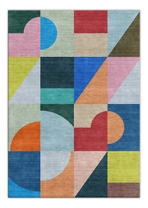 Hand-Tufted Modern Wool Rugs / 8x10\9x12 ft All Sizes Available For Home & Decor - Picture 1 of 8