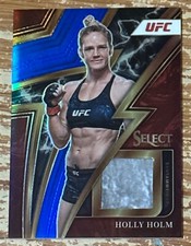 2023 Panini Select UFC Holly Holm Blue Parallel Relic Card #’d 2/49!!
