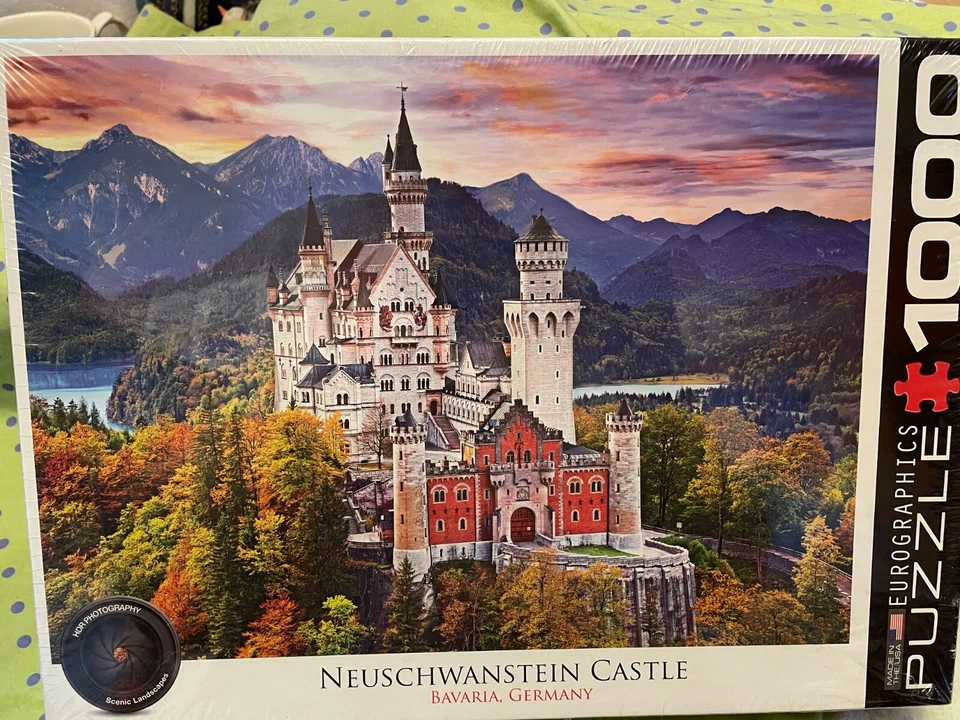 Eurographics 1000pc Jigsaw Puzzle Neuschwanstein Castle Bavaria Germany
