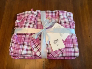 UGG Womens Medium / Raven Plaid Flannel Long Sleeve, pants Pajama Set Purple NWT - Picture 1 of 3