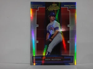 2005 Playoff Absolute Memorabilia Don Sutton #116 HOF - Picture 1 of 2
