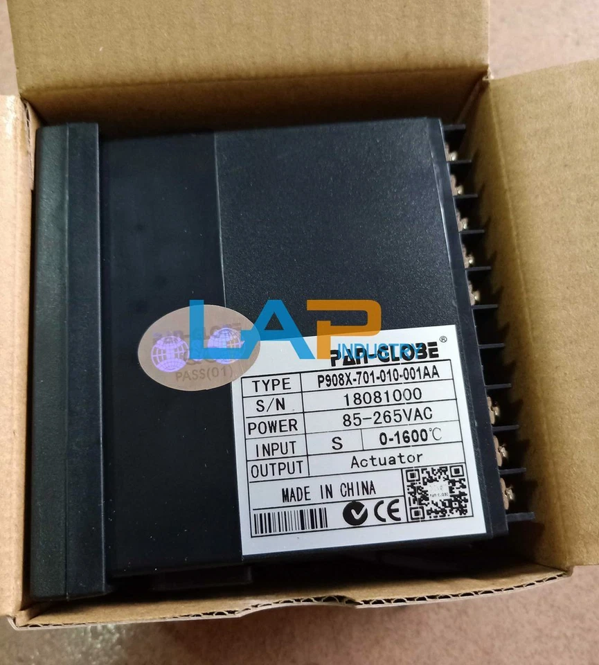 Nuevo para controlador de temperatura PAN-GLOBE P908X-701-010-001AA 85-265VAC S 0-1600°C Foto 1 de 3