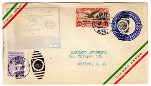 Mexico Airmail Flight #21a Morelia  - Mexico City 1929 - Picture 1 of 2