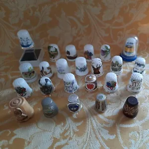 Job Lot Of Vintage Thimbles X 24. - Picture 1 of 5