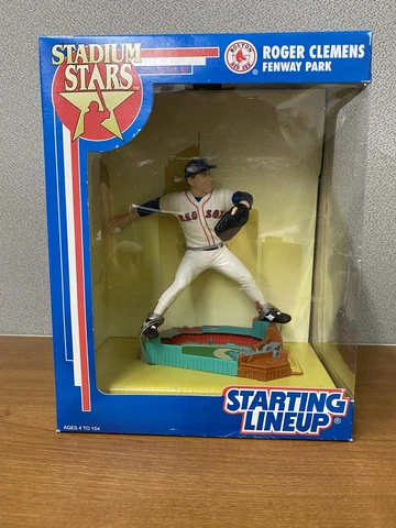 Roger Clemens Boston Red Sox Starting Lineup Stadium Stars Fenway Park Figurine Cover