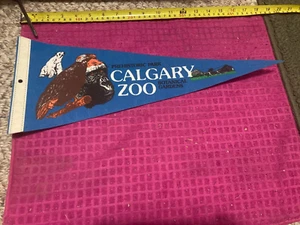 Jardins botaniques vintage ALBERTA CANADA ZOO PENNANT gorille ours polaire - Photo 1/4