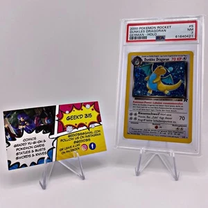 2000 Pokémon Rocket Dunkles Dragoran German PSA 7  - Picture 1 of 2