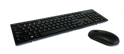Genuine DELL Wireless Keyboard & Mouse WK636P Black 8PHD3 - Image 1 of 2