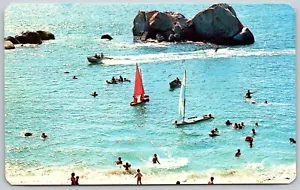 AK Mexiko Acapulco Guerrero Playa La Condesa Strand - Bild 1 von 2