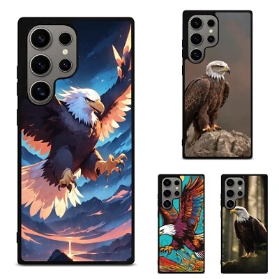 Funda amigable North America Bald Eagle para iPhone SE4 16E 12 13 14 15 16 Pro Max Foto 1 de 4