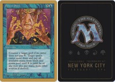 Power Sink - Shawn Hammer Regnier - 1996 ~ Moderately Played Pro Tour MTG Magic