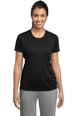 Sport-Tek Womens Dry Fit Workout PosiCharge Moisture Wicking T-Shirt M-LST350 - Image 1 of 3