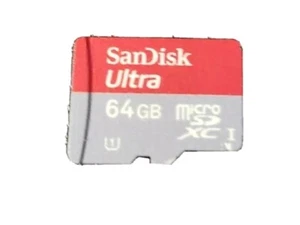SanDisk Ultra A1 64GB Class 10  Memory Card +Micro SD USB 2.0 - Picture 1 of 2