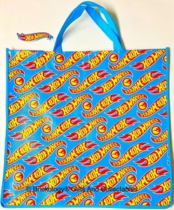 Hot Wheels Gift Bag Giant XXL Flames Iconic Logo Flame In Circle Xmas Presents - Picture 1 of 3