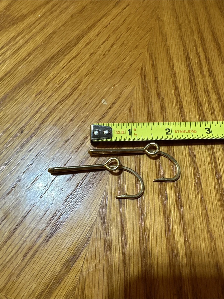 2 Gancho Garra de Águila Sombrero Pin Corbata Clip Gancho de Pez Clip de Dinero Foto 1 de 1