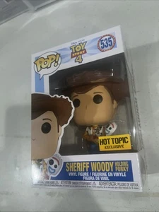 Funko Pop Disney Toy Story 4 Sheriff Woody Holding Forky - Hot Topic Exclusive - Bild 1 von 6