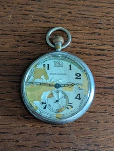 Jaeger LeCoultre 467/2 WW2 Military Pocket Watch for Repair / Parts #N694 - Picture 1 of 10