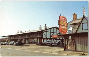 ANTLER MOTEL Jackson, Wyoming Roadside 1970s Vintage Postcard - Picture 1 of 2