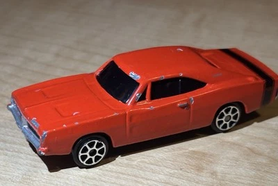 1969 Dodge Challenger RT-Maisto Orange 1/64 Serial # 0926 -loose-Diecast - Image 1 of 4