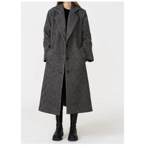 Filippa Hagg Oversize Mantel aus Wollmischung in Grau Größe S - Bild 1 von 12