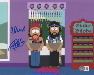 Cheech Marin And Tommy Chong Signed 8x10 Photo *South Park* BAS Beckett Witness - Picture 1 of 1
