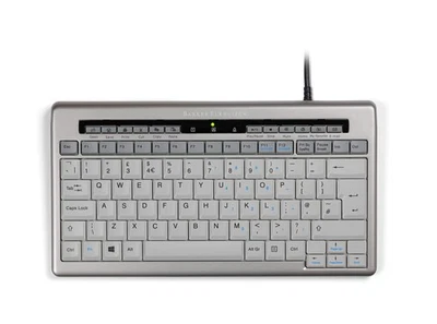Bakker & Elkhuizen BNES840DUK Keyboard QWERTY S-board 840 Design USB silver-whit - Image 1 of 4