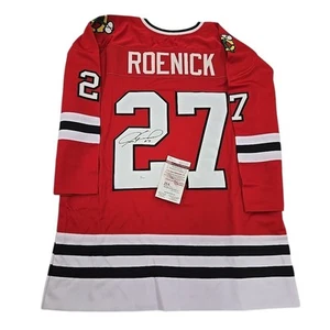 Jeremy Roenick Chicago Blackhawks - Signed REPRINT Jersey (JSA COA) - Picture 1 of 8