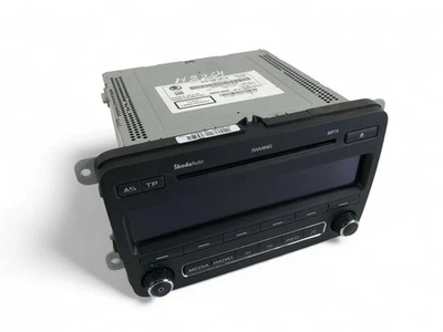 H2264 SKODA CD Radio Kontrolle 5J0035161D - Bild 1 von 4