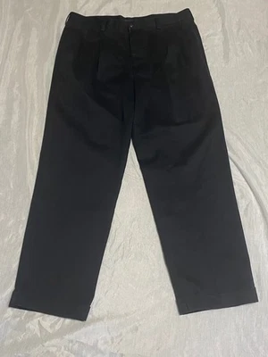 Pantalones chinos IZOD para hombre con SportFlex azul marino clásicos 100 % algodón talla 38x32 Foto 1 de 4