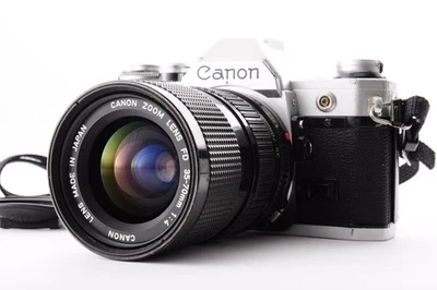 Canon AE-1 Silver / Lens New FD 35-70mm f/4 Excellent+ from Japan Y2521 - Image 1 of 4