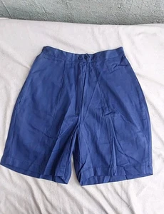 Vintage Aldrich Men’s Coaching Shorts Size 24" Sanforized Talon Blue Made In USA - Picture 1 of 6