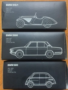 Tres coches modelo BMW de la marca "Schuco Classic Line", embalaje original - Imagen 1 de 7