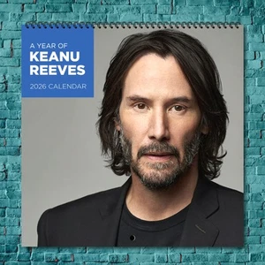 keanu reeves 2026 Wall Calendar, 12-Month Star Wall Calendar - Bild 1 von 4