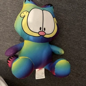 NICKELODEON GARFIELD RAINBOW SOFT TOY CAT (ACC326 - Picture 1 of 5
