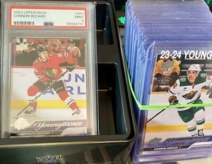 2023-24 UD Series 2 Young Guns Complete Set Plus BEDARD PSA 9- Shipped In Tin - Picture 1 of 15