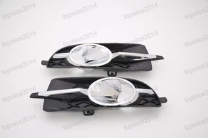 Left Right Front Bumper Fog Lights Bezels Covers For Buick Lacrosse 2010-2013 - Picture 1 of 1