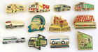 12 Truck, Semi-Trailer, Heavy Transport Themed Pins, Badges, Brooches    ????
