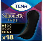 TENA Silhouette Noir Mini Pad (170ml) - 24 Packs of 18 -432 Incontinence Pads